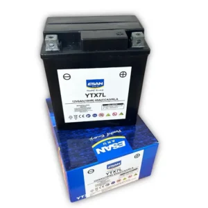 ESAN Motosiklet Aküsü Dikey 12V 6Ah
