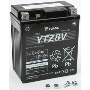 Yuasa YTZ8V 12V 7,4Ah 120A AGM Motosiklet Aküsü