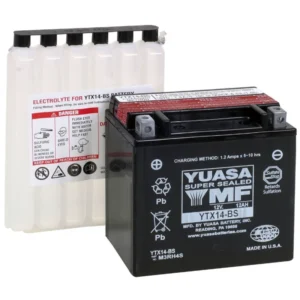 Yuasa YTX14-BS 12V 12,6Ah 200A AGM Motosiklet Aküsü
