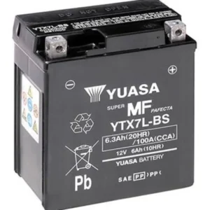 Yuasa YTX7L-BS 12V 6Ah AGM Motosiklet Aküsü