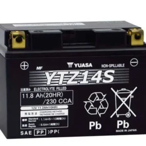 Yuasa YTZ14S 12V 11,2Ah 230A AGM Motosiklet Aküsü