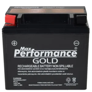 Max Performance Gold 12N12L-BS 12V 12Ah Motosiklet Aküsü